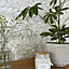 Belgravia Décor Florence All Over Leaf Grey Smooth Wallpaper