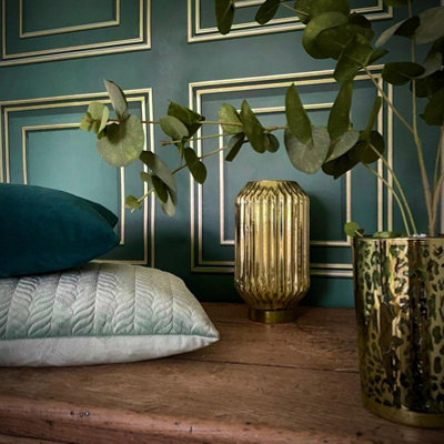Belgravia Décor Forbidden Fruit Panel Green Smooth Wallpaper