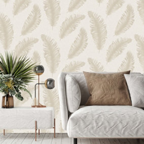 Feather Wallpaper | Wallpaper & wall coverings | B&Q