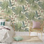 Belgravia Décor Retreat Leaves Cream Textured Wallpaper