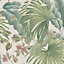 Belgravia Décor Retreat Leaves Cream Textured Wallpaper