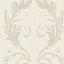 Belgravia Décor Tiffany Scroll Cream Textured Wallpaper