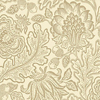 Belgravia Fernhurst Beige Floral Trail Wallpaper 1111
