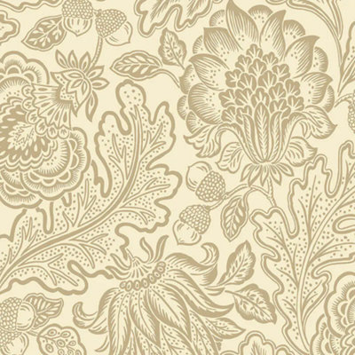 Belgravia Fernhurst Beige Floral Trail Wallpaper 1111