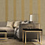 Belgravia Massima Stripe Gold Wallpaper