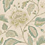 Belgravia Maya Textured Floral Green