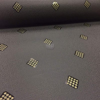 Belgravia Moda Crystal Diamond Circle Pattern Glitter Textured Vinyl ...