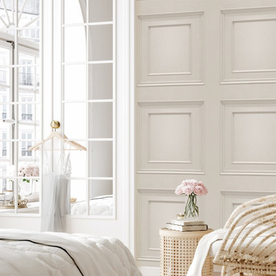 Belgravia Oliana Panel Natural Wallpaper 8493