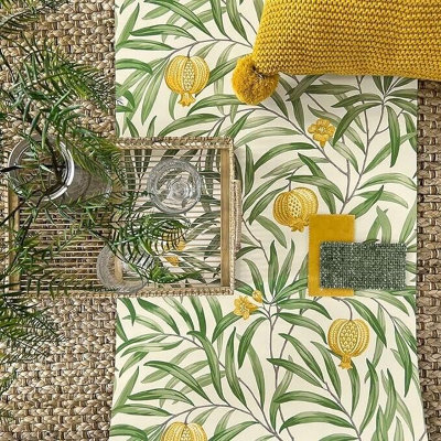 Belgravia Pomegranate Wallpaper Yellow