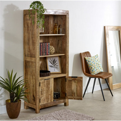 Belgravia Solid Wood Bookcase With Doors