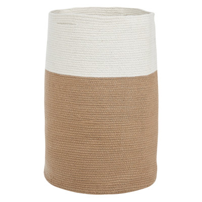 Beliani Boho Basket ARDESEN Cotton Natural