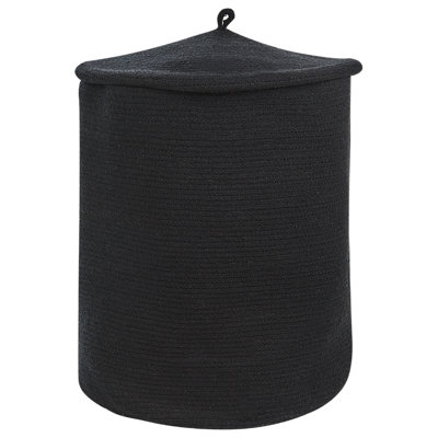 Beliani Boho Basket SILOPI Cotton Black