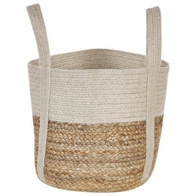 Beliani Boho Basket SONIPAT Jute Natural