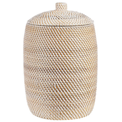 Beliani Boho Rattan Basket Natural GADIS