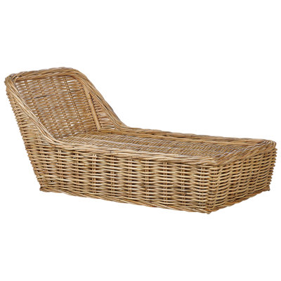 Beliani Boho Sun Lounger Natural BELSITO - 4