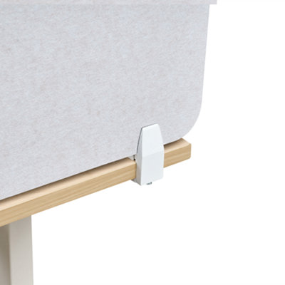 Beliani Desk Screen SPLIT Off-White