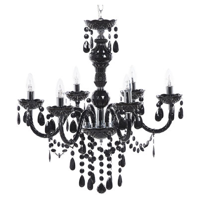 Beliani Glam Chandelier KALANG L Black