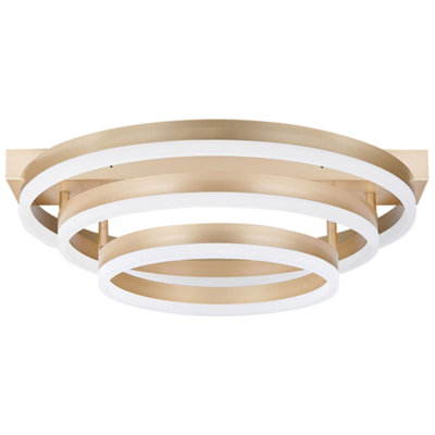 Beliani Glam LED Ceiling Lamp NORE Gold
