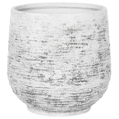 Beliani Industrial Plant Pot DIONI Stone 48 cm