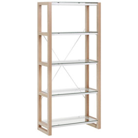 Beliani Modern 4 Tier Bookcase White JENKS