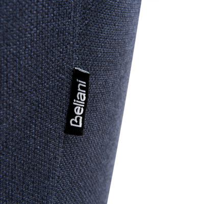 Beliani Modern Armchair ORSTA Dark Blue