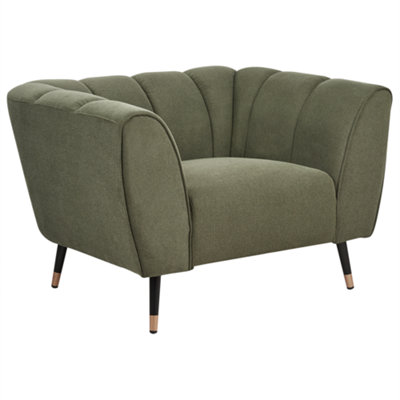 Beliani Modern Armchair ORSTA Green