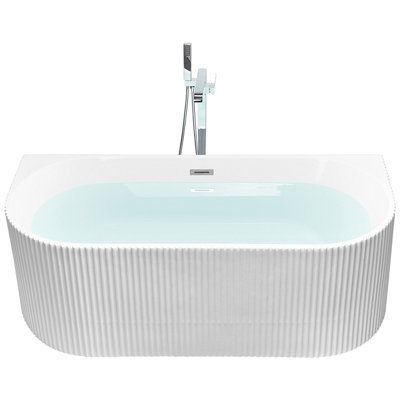 Beliani Modern Bathtub GOCTA White