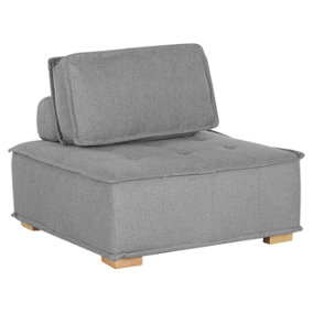 Beliani Modern Chair Module Grey TIBRO