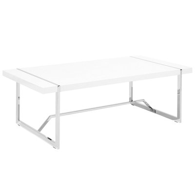 Beliani Modern Coffee Table White TULSA
