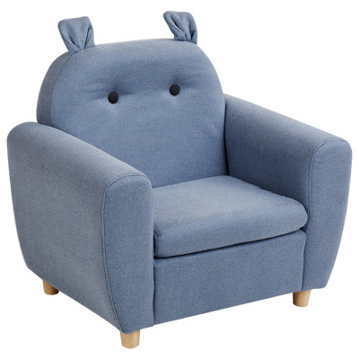 Beliani Modern Kids Armchair Blue MARIBO
