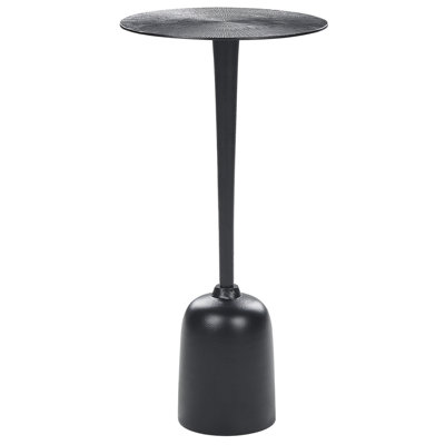 Beliani Modern Metal Side Table Black SELWYN