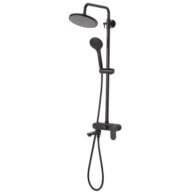 Beliani Modern Mixer Shower Set GURARA Black