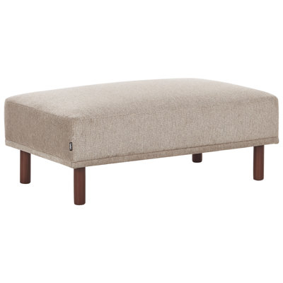 Beliani Modern Ottoman HOLT Taupe