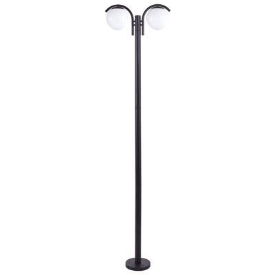 Beliani Modern Outdoor Lamp Post KULSI Black