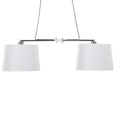 Beliani Modern Pendant Lamp FUCINO White