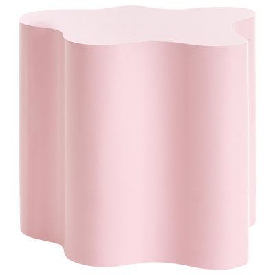Beliani Modern Side Table Pink SAKAMI