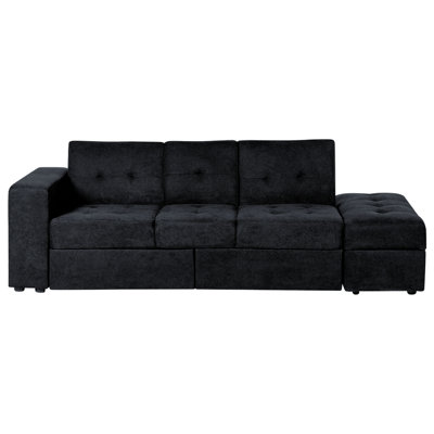 Beliani Modern Sofa Bed FALSTER Black