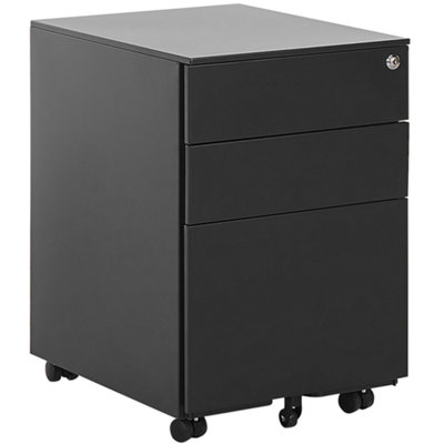 Beliani Modern Storage Unit CAMI Metal Black