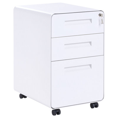 Beliani Modern Storage Unit LARCO White