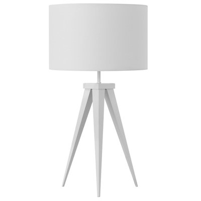 Beliani Modern Table Lamp White STILETTO