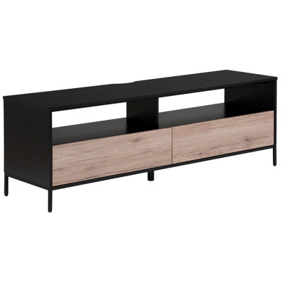 Beliani Modern TV Stand Black SYDNEY