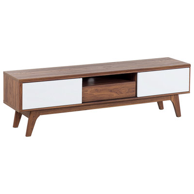 Beliani Modern TV Stand Brown EERIE