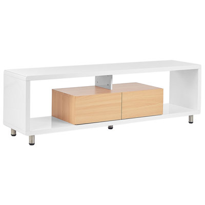 Beliani Modern TV Stand White KNOX