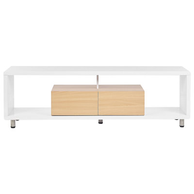 Beliani Modern TV Stand White KNOX