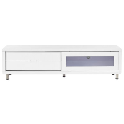 Beliani Modern TV Stand White PEMBORKE