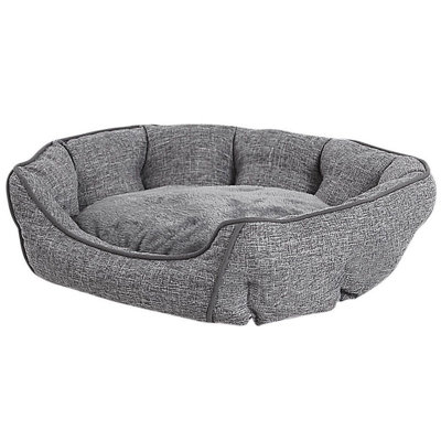 Beliani Pet Bed CANDIR Linen Grey
