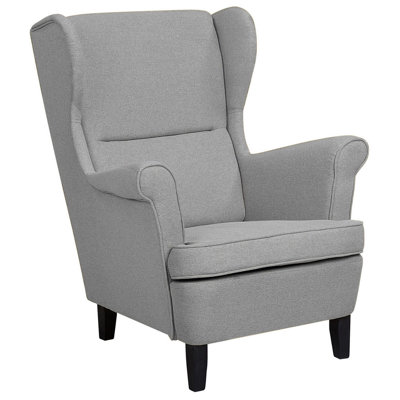 Beliani Retro Armchair Grey ABSON