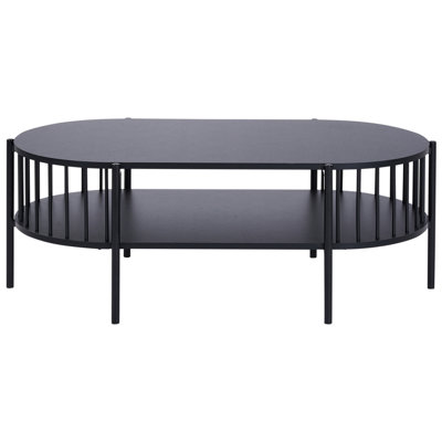 Beliani Retro Coffee Table Oreana Black