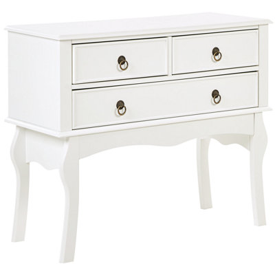 Beliani Retro Console Table LAMAR White