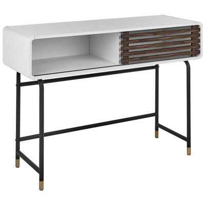Beliani Retro Console Table RIFLE White